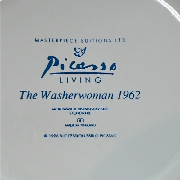 Vintage 1996 Picasso The Washerwoman 1962 Masterpiece Art Teapot - Picture 7 of 8